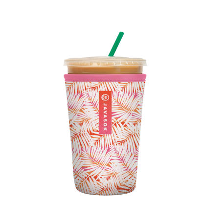 Picture of Sok It Java Sok Iced Coffee & Cold Soda Insulated Neoprene Cup Sleeve (Tropical Breeze, Medium: 22-28oz)