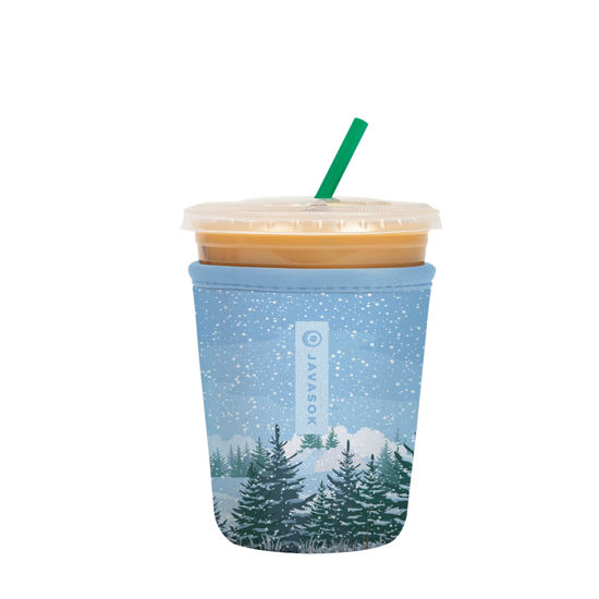 Picture of Sok It Java Sok Iced Coffee & Cold Soda Insulated Neoprene Cup Sleeve (Winter Wonderland, Small: 16-20oz)