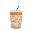 Picture of Sok It Java Sok Iced Coffee & Cold Soda Insulated Neoprene Cup Sleeve (Blush Blossoms, Small: 16-20oz)