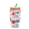 Picture of Sok It Java Sok Iced Coffee & Cold Soda Insulated Neoprene Cup Sleeve (Cozy Knits, Large: 30-32oz)