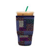 Picture of Sok It Java Sok Iced Coffee & Cold Soda Insulated Neoprene Cup Sleeve (Flower Patch, Large: 30-32oz)