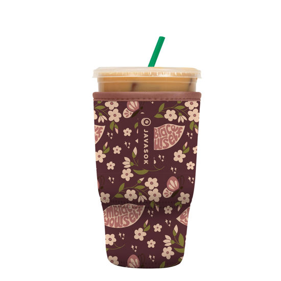 Picture of Sok It Java Sok Iced Coffee & Cold Soda Insulated Neoprene Cup Sleeve (Self Love, Large: 30-32oz)