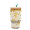 Picture of Sok It Java Sok Iced Coffee & Cold Soda Insulated Neoprene Cup Sleeve (Honeycomb Buzz, Large: 30-32oz)