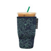 Picture of Sok It Java Sok Iced Coffee & Cold Soda Insulated Neoprene Cup Sleeve (Reyn Spooner Monstera Ink, Large: 30-32oz)