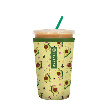 Picture of Sok It Java Sok Iced Coffee & Cold Soda Insulated Neoprene Cup Sleeve (Get Movin', Medium: 22-28oz)