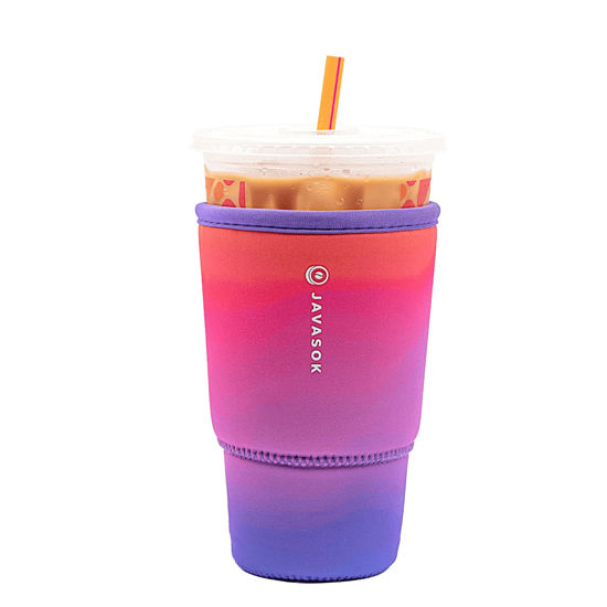 Picture of Sok It Java Sok Iced Coffee & Cold Soda Insulated Neoprene Cup Sleeve (Twilight, Large: 30-32oz)