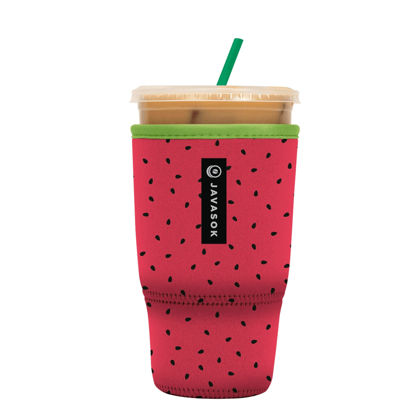 Picture of Sok It Java Sok Iced Coffee & Cold Soda Insulated Neoprene Cup Sleeve (Watermelon Sugar, Large: 30-32oz)