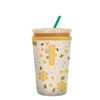 Picture of Sok It Java Sok Iced Coffee & Cold Soda Insulated Neoprene Cup Sleeve (Honeycomb Buzz, Medium: 22-28oz)