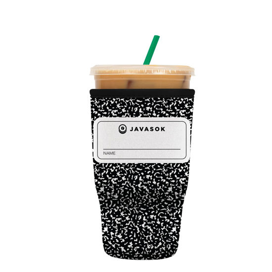 Picture of Sok It Java Sok Iced Coffee & Cold Soda Insulated Neoprene Cup Sleeve (Compose Yourself, Large: 30-32oz)