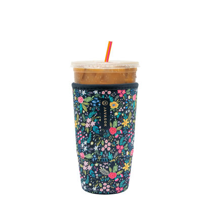 Picture of Sok It Java Sok Iced Coffee & Cold Soda Insulated Neoprene Cup Sleeve (English Garden Picnic, XXLarge: 44-48oz)