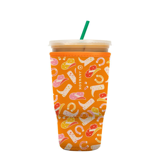 Picture of Sok It Java Sok Iced Coffee & Cold Soda Insulated Neoprene Cup Sleeve (Cowgirl Couture, XLarge: 38-42oz)