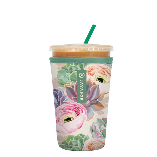 Picture of Sok It Java Sok Iced Coffee & Cold Soda Insulated Neoprene Cup Sleeve (Pastel Splendor, Medium: 22-28oz)