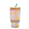 Picture of Sok It Java Sok Iced Coffee & Cold Soda Insulated Neoprene Cup Sleeve (Watercolor Glimmer, Large: 30-32oz)