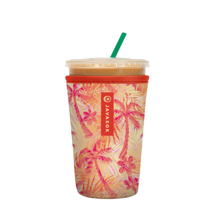 Picture of Sok It Java Sok Iced Coffee & Cold Soda Insulated Neoprene Cup Sleeve (Tropical Dream, Medium: 22-28oz)