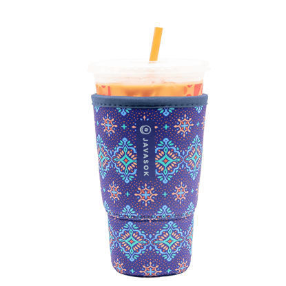 Picture of Sok It Java Sok Iced Coffee & Cold Soda Insulated Neoprene Cup Sleeve (Diamond Back, Large: 30-32oz)