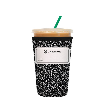 Picture of Sok It Java Sok Iced Coffee & Cold Soda Insulated Neoprene Cup Sleeve (Compose Yourself, Medium: 22-28oz)