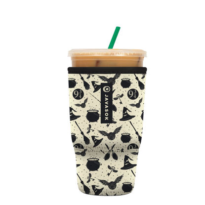 Picture of Sok It Java Sok Iced Coffee & Cold Soda Insulated Neoprene Cup Sleeve (Wizard's Walk, Large: 30-32oz)
