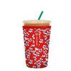 Picture of Sok It Java Sok Iced Coffee & Cold Soda Insulated Neoprene Cup Sleeve (Red White and Bloom, Medium: 22-28oz)