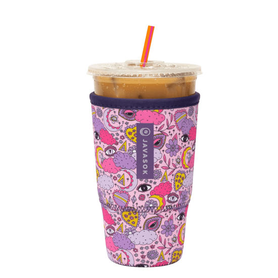 Picture of Sok It Java Sok Iced Coffee & Cold Soda Insulated Neoprene Cup Sleeve (Space Mystic, Large: 30-32oz)