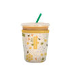 Picture of Sok It Java Sok Iced Coffee & Cold Soda Insulated Neoprene Cup Sleeve (Honeycomb Buzz, Small: 16-20oz)