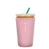 Picture of Sok It Java Sok Iced Coffee & Cold Soda Insulated Neoprene Cup Sleeve (Millennial Pink, Medium: 22-28oz)