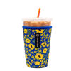 Picture of Sok It Java Sok Iced Coffee & Cold Soda Insulated Neoprene Cup Sleeve (Yellow Daisies, Medium: 22-28oz)