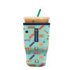 Picture of Sok It Java Sok Iced Coffee & Cold Soda Insulated Neoprene Cup Sleeve (Happy Healers, Large: 30-32oz)