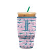 Picture of Sok It Java Sok Iced Coffee & Cold Soda Insulated Neoprene Cup Sleeve (Fin-tastic, Large: 30-32oz)