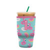 Picture of Sok It Java Sok Iced Coffee & Cold Soda Insulated Neoprene Cup Sleeve (Poolside Perfection, Large: 30-32oz)