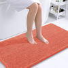 Picture of OLANLY Bathroom Rugs 44x24, Extra Soft Absorbent Chenille Bath Rugs, Rubber Backing Quick Dry, Machine Washable Bath Mats for Bathroom Floor, Tub and Shower, Home Decor Accessories, Coral