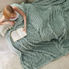 Picture of Bedsure King Size Blanket for Bed - Super Soft Cozy Blankets for Women, Cute Large Fleece Throws for Girls, Sage Green, 108x90 Inches