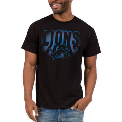Picture of Junk Food Standard Classic Crew Neck, Authentic Details, Unisex Fit, Detroit Lions-Black 3X-Large