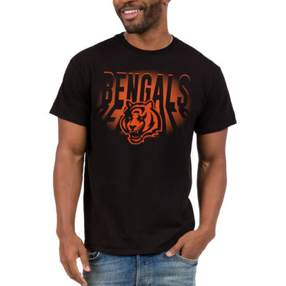 Picture of Junk Food Clothing x NFL - Cincinnati Bengals - Team Spotlight - Unisex Adult Short Sleeve Fan T-Shirt for Men and Women - Size Small