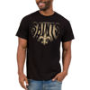Picture of Junk Food Clothing x NFL - New Orleans Saints - Team Spotlight - Unisex Adult Short Sleeve Fan T-Shirt for Men and Women - Size Small