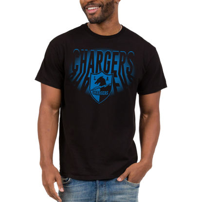 Picture of Junk Food Clothing x NFL - Los Angeles Chargers - Team Spotlight - Unisex Adult Short Sleeve Fan T-Shirt for Men and Women - Size XX-Large