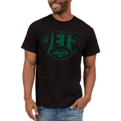Picture of Junk Food Clothing x NFL - New York Jets - Team Spotlight - Unisex Adult Short Sleeve Fan T-Shirt for Men and Women - Size XX-Large