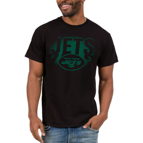Picture of Junk Food Clothing x NFL - New York Jets - Team Spotlight - Unisex Adult Short Sleeve Fan T-Shirt for Men and Women - Size 3X-Large