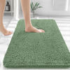 Picture of OLANLY Bathroom Rugs 36x24, Extra Soft Absorbent Chenille Bath Rugs, Rubber Backing Quick Dry, Machine Washable Bath Mats for Bathroom Floor, Tub and Shower, Home Decor Accessories, Olive Green