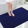 Picture of OLANLY Bathroom Rugs 47x32, Extra Soft Absorbent Chenille Bath Rugs, Rubber Backing Quick Dry, Machine Washable Bath Mats for Bathroom Floor, Tub and Shower, Home Decor Accessories, Navy