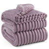 Picture of Bedsure Light Purple Full Blanket for Bed - Super Soft Cozy Blankets for Women, Cute Large Blanket for Girls, 84x90 Inches