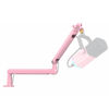 Picture of FIFINE Low Profile Boom Arm Mic Stand, Microphone Arm Stand with Cable Management Channel, Desk Clamp, Screw Adapter for Streaming Podcast Recording, Adjustable Metal Mic Boom Arm Stand Pink-BM88P