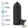 Picture of Ello Cooper Twist 40oz Stainless Steel Water Bottle with Chug Lid | Leak Proof | Double Walled and Vacuum Insulated | Built in Carry Loop | Dishwasher Safe | Halogen Blue
