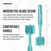 Picture of Farberware Heat Resistant Nylon Meat and Potato Masher Safe for Non-Stick Cookware, 10 inch, Aqua