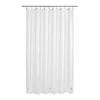 Picture of Mrs Awesome 72x96 X-Long Frosted Shower Curtain Liner with Magnets, Extra Long PEVA Plastic Shower Curtain for Bathroom, 72 x 96, Frost