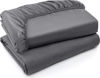 Picture of Utopia Bedding Twin Fitted Sheets - Bulk Pack of 2 Bottom Sheets - Soft Brushed Microfiber - Deep Pockets - Shrinkage & Fade Resistant - Easy Care (Twin, Grey)