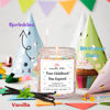 Picture of Homsolver 18th Birthday Gifts for Girls Boys, Birthday Candles Gifts for 18 Year Old Girls Boys, Your Childhood Has Expired Handmade Candles (Vanilla Birthday Cake Scent with Sprinkles)