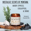 Picture of Montana Gifts, Montana Decor for Home - 'There's No Place Like Montana Candle, w/Cypress, Eucalyptus & Smoke I Montana Souvenirs I Montana State Gifts I 9oz Jar, 50Hr Burn, USA Made