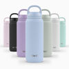 Picture of Ello Cooper Twist 32oz Stainless Steel Water Bottle with Chug Lid | Leak Proof | Double Walled and Vacuum Insulated | Built in Carry Loop | Dishwasher Safe | Halogen Blue