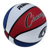 Picture of Champion Sports Rubber Junior Basketball, Heavy Duty - Pro-Style Basketballs, Premium Basketball Equipment, Indoor Outdoor - (Size 5 - Red, White, Blue)