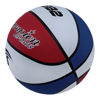 Picture of Champion Sports Rubber Junior Basketball, Heavy Duty - Pro-Style Basketballs, Premium Basketball Equipment, Indoor Outdoor - (Size 5 - Red, White, Blue)